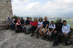 Foto di gruppo allo speco